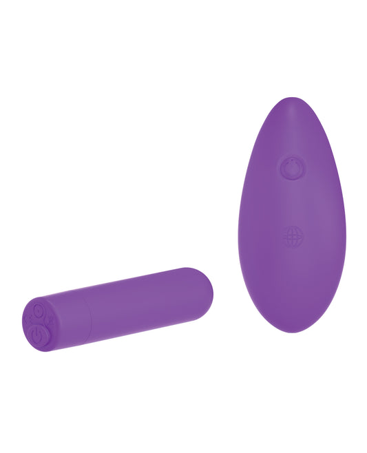 Fantasy For Her Fantasy For Her Rechargeable Remote Control Bullet - Purple - Image 2