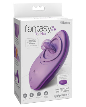 Fantasy For Her Fantasy For Her Silicone Fun Tongue - Purple - Image 4