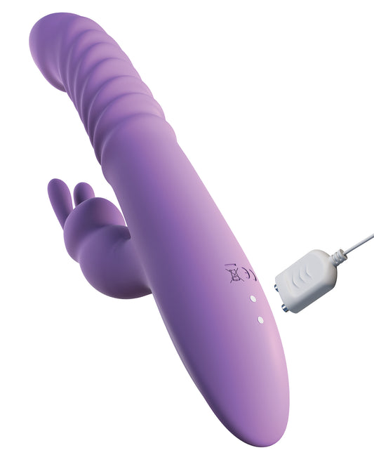 Fantasy For Her Fantasy For Her Ultimate Thrusting Silicone Rabbit - Purple