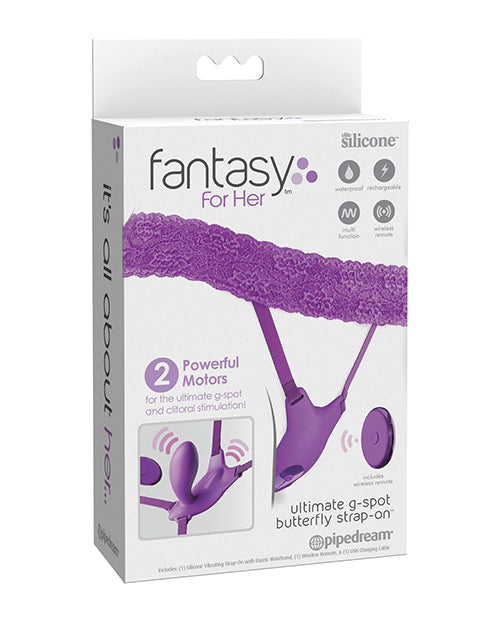 Fantasy For Her Fantasy For Her Ultimate G-Spot Butterfly Strap On - Purple