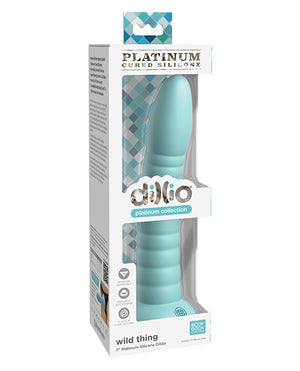 Dillio Dillio Platinum 7" Wild Thing Silicone Dildo - Teal