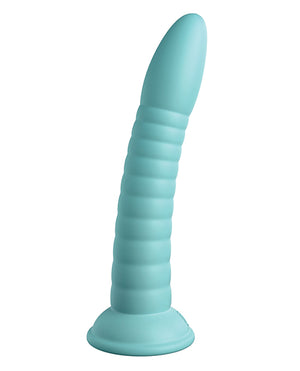 Dillio Dillio Platinum 7" Wild Thing Silicone Dildo - Teal - Image 3