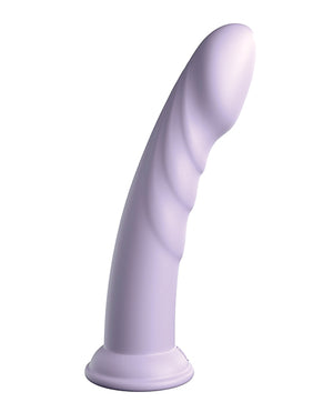 Dillio Dillio Platinum 8" Super Eight Silicone Dildo - Purple - Image 3