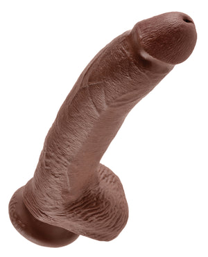 King Cock King Cock 9" Cock w/Balls - Brown - Image 2