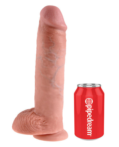 King Cock King Cock 11" Cock w/Balls - Flesh