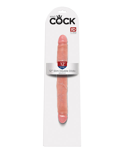 King Cock King Cock 12" Slim Double - Flesh