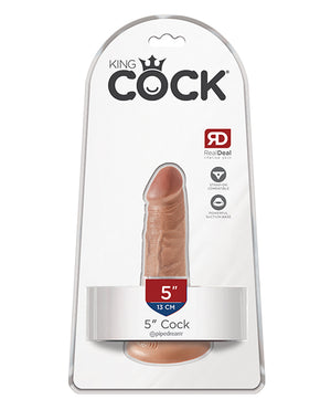 King Cock King Cock 5" Cock - Tan - Image 4