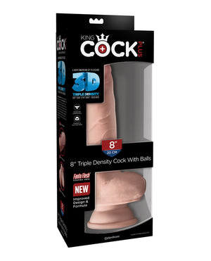 King Cock King Cock Plus 8" Triple Density Cock w/Balls - Image 2