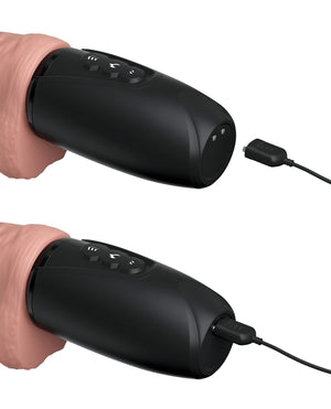 King Cock King Cock Plus Thrusting, Warming &amp; Vibrating 6.5" Triple Threat Dong - Image 4