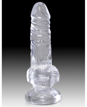 King Cock King Cock Clear 4" Cock w/Balls - Image 3