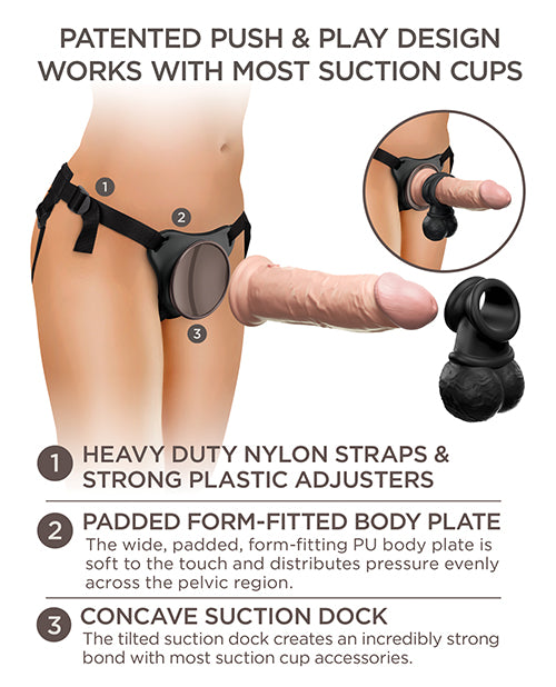 King Cock Elite King Cock Elite Deluxe Silicone Body Dock Kit