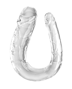 King Cock King Cock Clear Large Double Trouble Dildo - Clear - Image 2