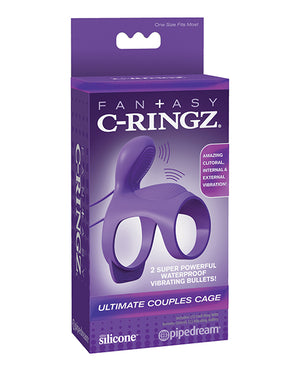 Fantasy C-Ringz Fantasy C-Ringz Ultimate Couples Cage - Purple - Image 2