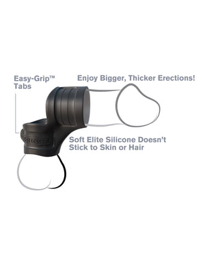 Fantasy C-Ringz Fantasy C-Ringz Mr. Big Cock Ring &amp; Ball Stretcher - Black - Image 5