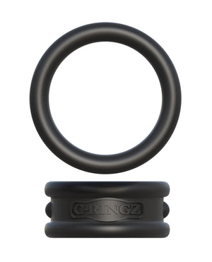 Fantasy C-Ringz Fantasy C-Ringz Max Width Silicone Rings - Black - Image 4