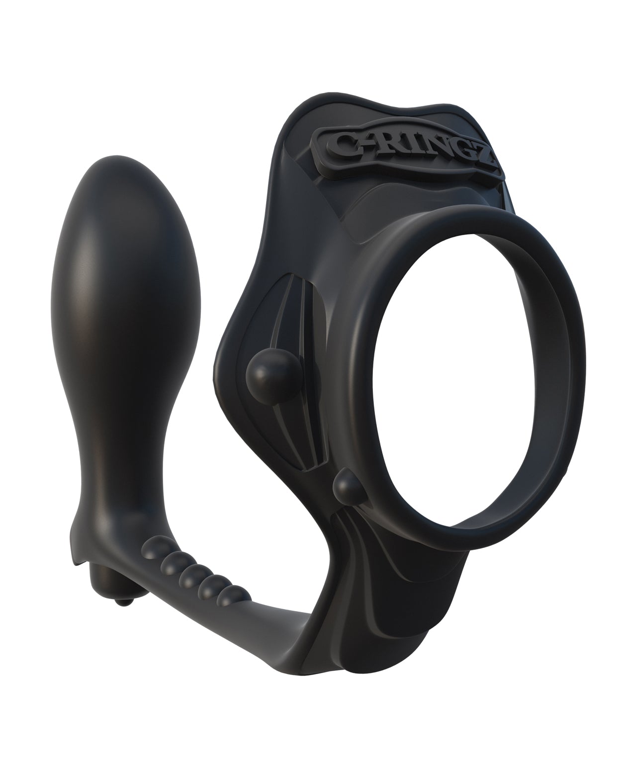Fantasy C-Ringz Fantasy C-Ringz Rock Hard Ass-Gasm Vibrating Ring - Black