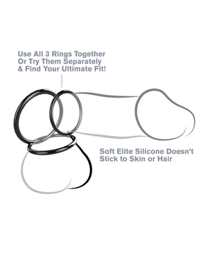 Fantasy C-Ringz Fantasy C-Ringz Silicone 3-Ring Stamina Set - Image 3