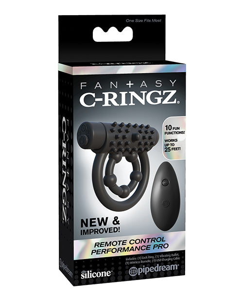 Fantasy C-Ringz Fantasy C-Ringz Remote Control Performance Pro - Black - Image 2