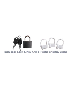 Fantasy C-Ringz Fantasy C-Ringz Extreme Silicone Cock Blocker - Black - Image 3