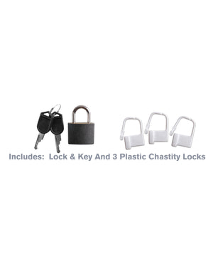 Fantasy C-Ringz Fantasy C-Ringz Hardcore Silicone Cock Blocker - Black