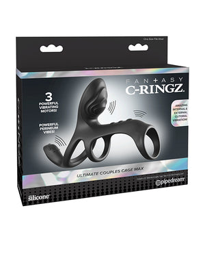 Fantasy C-Ringz Fantasy C-Ringz Ultimate Couples Cage Max - Black