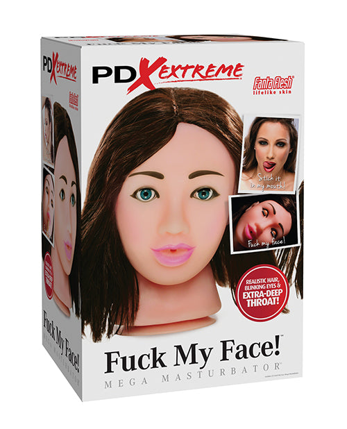 PDX Extreme Pipedream Extreme Toyz Fuck My Face - Brunette - Image 2