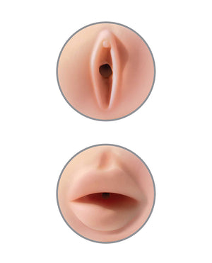 PDX Extreme Pipedream Extreme Toyz Tight Grip Dual Density Squeezable Strokers - Pussy &amp; Mouth - Image 5