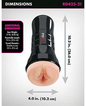 PDX Extreme PDX Extreme Wet Pussies Super Luscious Lips XXL Stroker - Light - Image 5