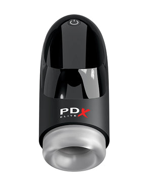 PDX Elite PDX Elite Hydrogasm Vibrating Stroker - Frosted/Black - Image 2
