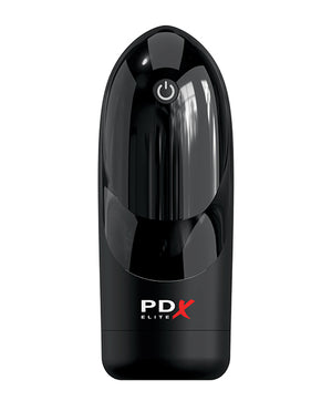 PDX Elite PDX Elite Hydrogasm Vibrating Stroker - Frosted/Black - Image 3