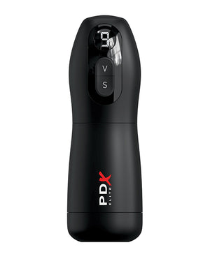 PDX Elite PDX Elite Suck-O-Matic Vibrating Stroker - Frosted/Black - Image 3