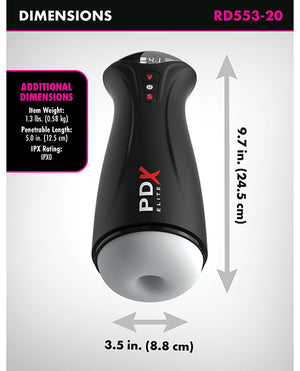 PDX Elite PDX Elite Fap-Gasm Stroker - Frosted - Image 3