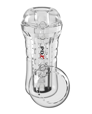 PDX Elite PDX Elite ViewTube See-Thru EZ-Grip Stroker - Clear - Image 3