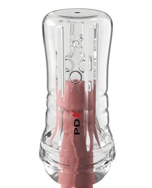 PDX Elite PDX Elite ViewTube See-Thru EZ-Grip Stroker - Clear - Image 4