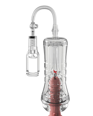 PDX Elite ViewTube Vac XXL Pump See-Thru EZ-Grip Pump Stroker - Clear
