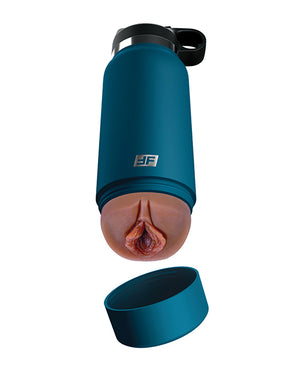 PDX Plus PDX Plus Fuck Flask Private Pleaser Stroker - Brown/Blue - Image 2