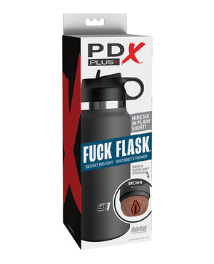 PDX Plus PDX Plus Fuck Flask Secret Delight Stroker - Brown/Grey - Image 2