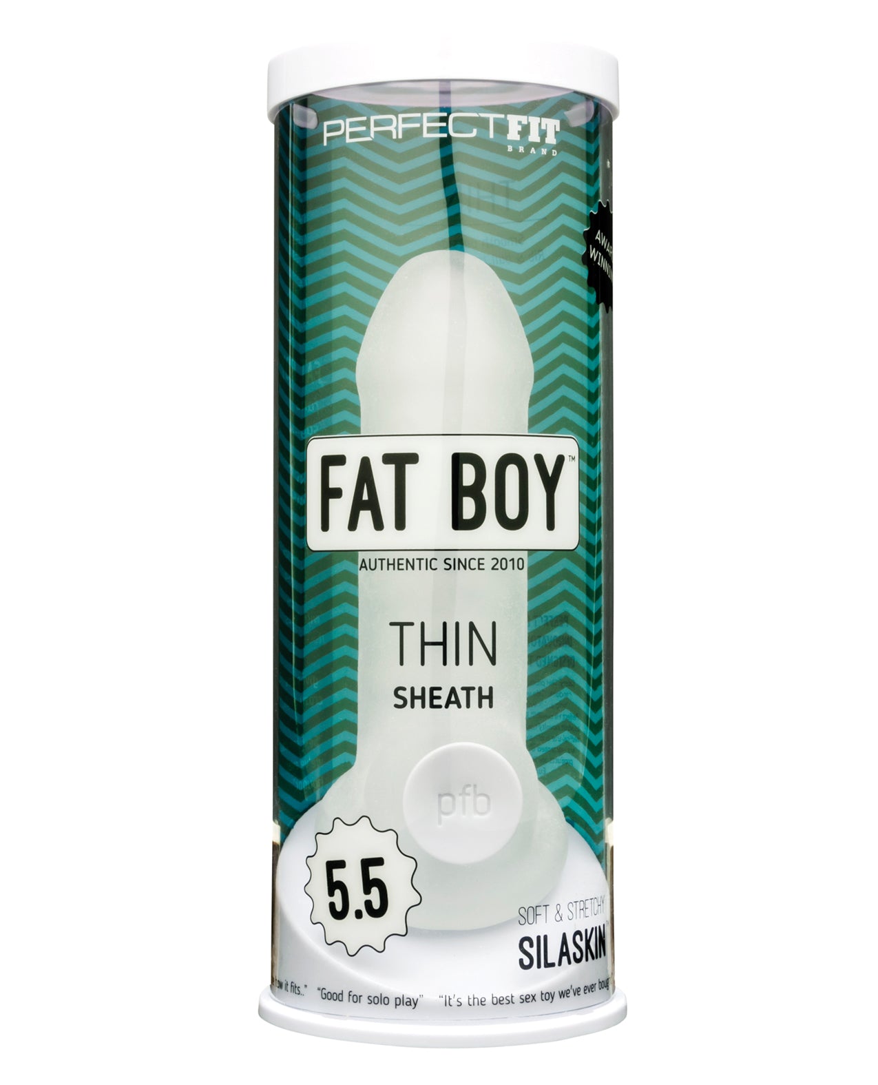Perfect Fit Perfect Fit Fat Boy Thin 5.5" - Clear