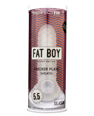 Perfect Fit Perfect Fit Fat Boy 5.5" Checker Plate Sheath - Clear - Image 3