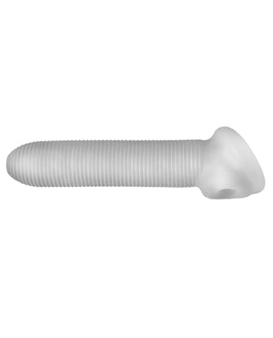 Perfect Fit Perfect Fit Fat Boy Micro Ribbed Sheath 7.5" - Clear - Image 4