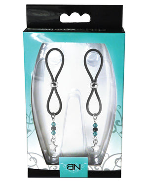 Bijoux de Nip Bijoux de Nip Nipple Halos Star Charm - Turquoise/Black - Image 2