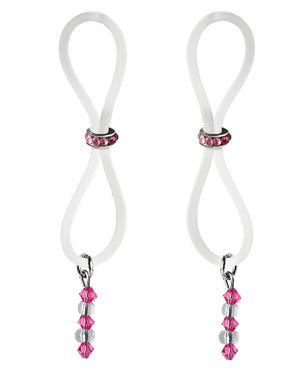 Bijoux de Nip Bijoux de Nip Nipple Halos Pink Gem Slider - Pink/Clear