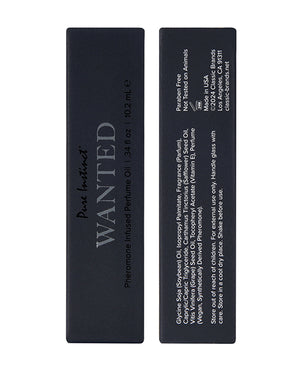 Pure Instinct Pure Instinct Mens Collection Pheromone Perfume Oil - 10.2 ml Wanted - Image 3