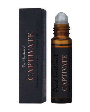 Pure Instinct Pure Instinct Mens Collection Pheromone Perfume Oil - 10.2 ml Captivate - Image 2