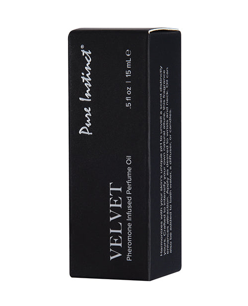 Pure Instinct Pure Instinct Pheromone Perfume Oil Velvet - 15 ml Dropper Glass