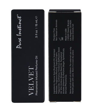 Pure Instinct Pure Instinct Pheromone Perfume Oil Velvet - 15 ml Dropper Glass - Image 4