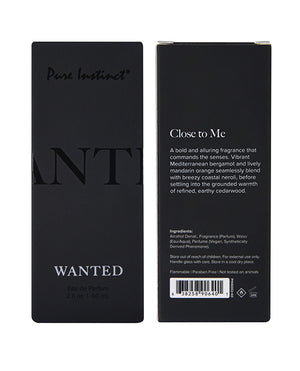 Pure Instinct Pure Instinct Mens Collection Pheromone Perfume - 2 oz Wanted - Image 2