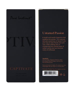 Pure Instinct Pure Instinct Mens Collection Pheromone Perfume - 2 oz Captivate - Image 3