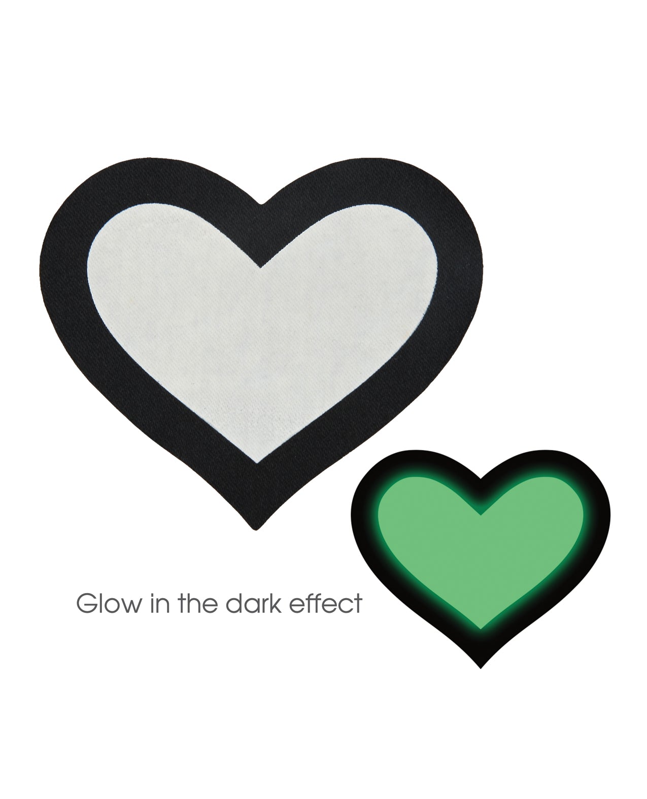 Peekaboos Peekaboo Glow in the Dark Hearts - Pack of 2