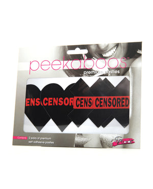 Peekaboos Peekaboos Censored Hearts &amp; X - Pack of 2